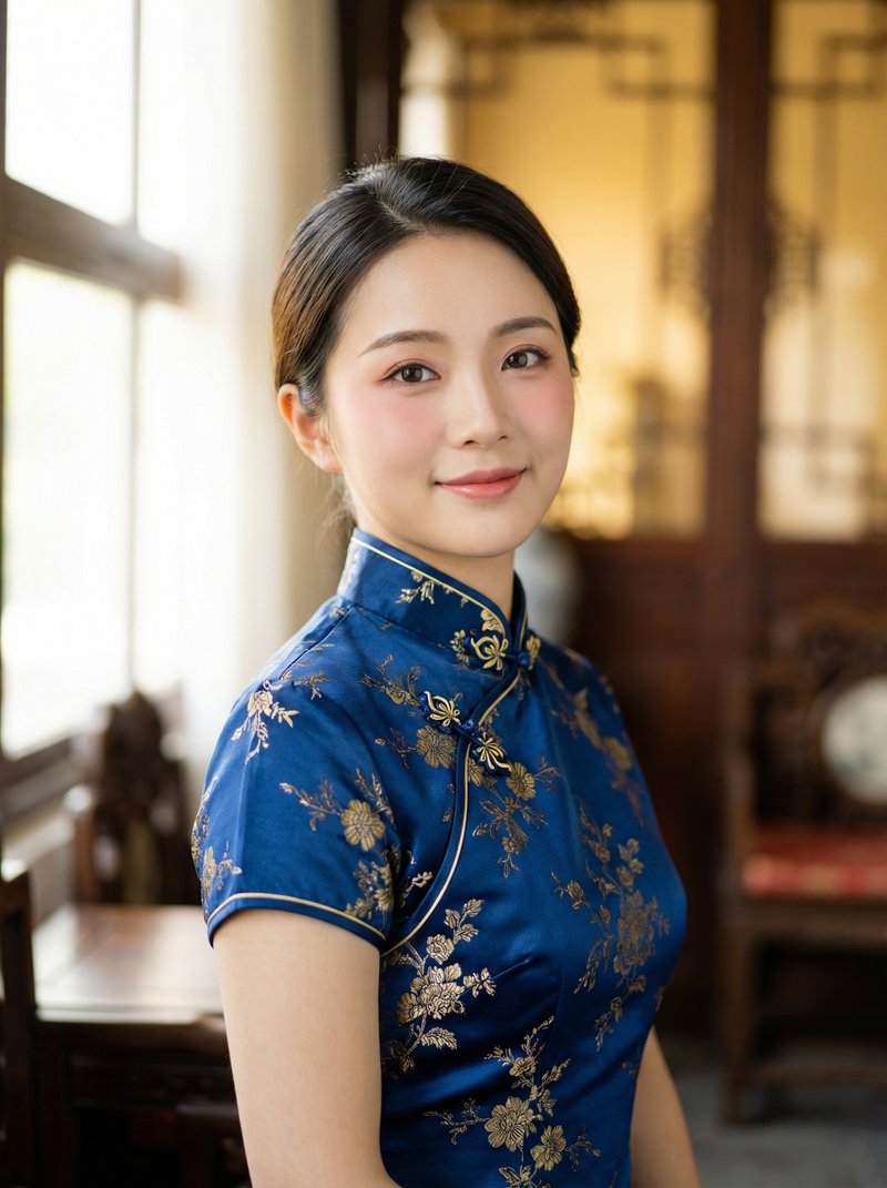 户外露出旗袍写真视频